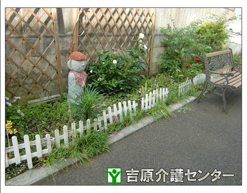 裏庭の写真
